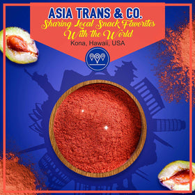 Asia Trans Li Hing Mui powder packaging bag ready for gifting.