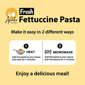 Asiatic Dishes durum-wheat semolina highlights authentic pasta texture.