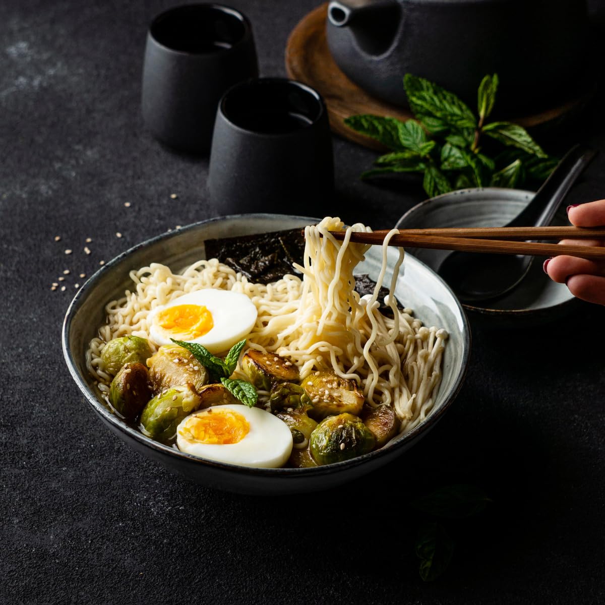 Asiatic Dishes open-bowl-ready noodles perfect for quick dinners.