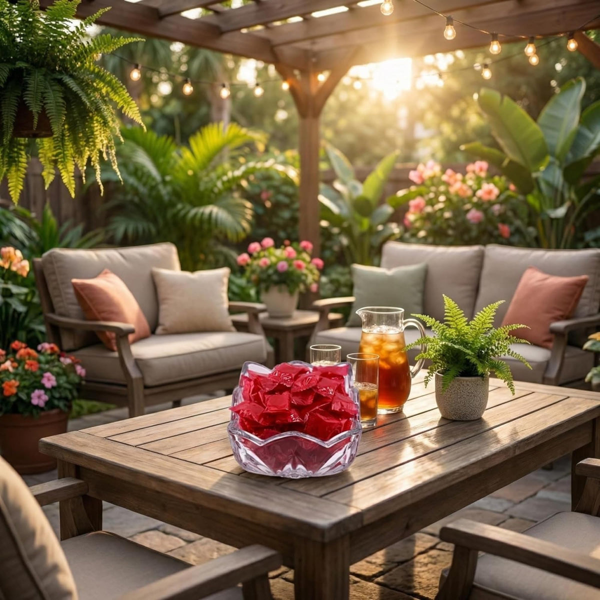 ASOZI Cinnamon Discs party favors to welcome guests.