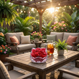 ASOZI Cinnamon Discs party favors to welcome guests.