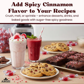 ASOZI keto-friendly cinnamon candy suitable for low-carb snacking