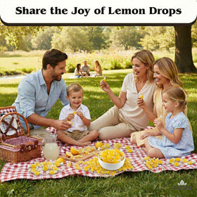 ASOZI Lemon Candy Hard Drops in stockings or gift baskets for a sunny touch.