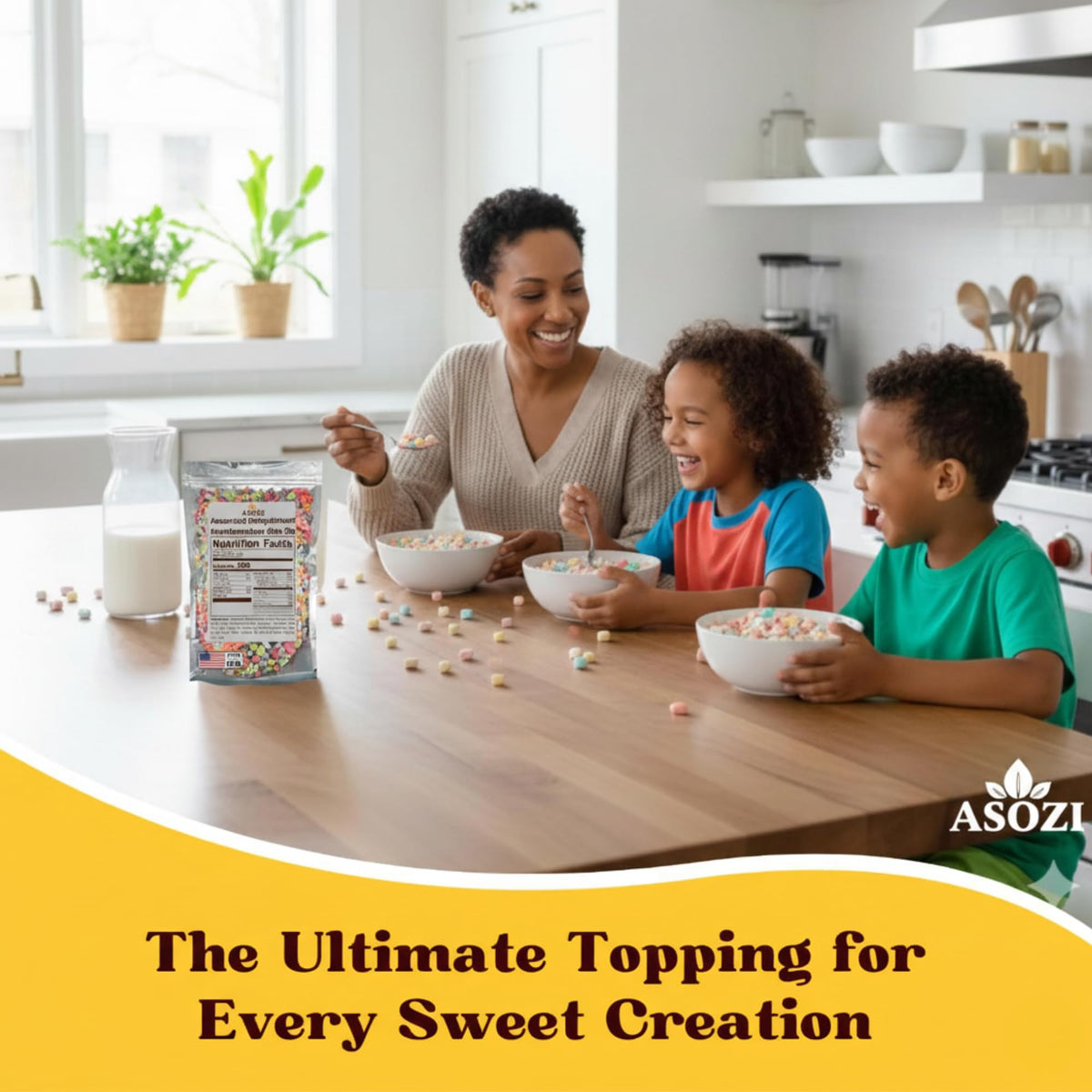 ASOZI mini marshmallows for toppings offer a lasting crunch.