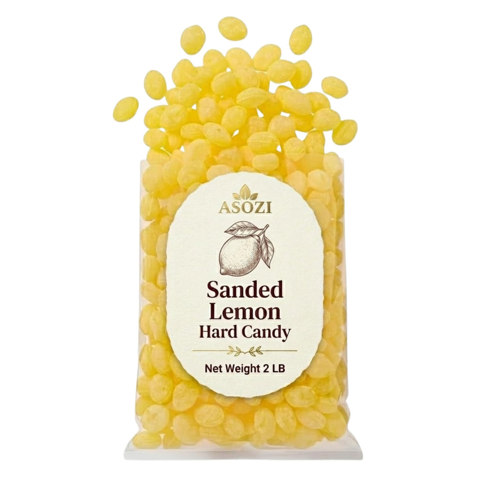 ASOZI Sanded Lemon Drops bulk bag for sharing at parties