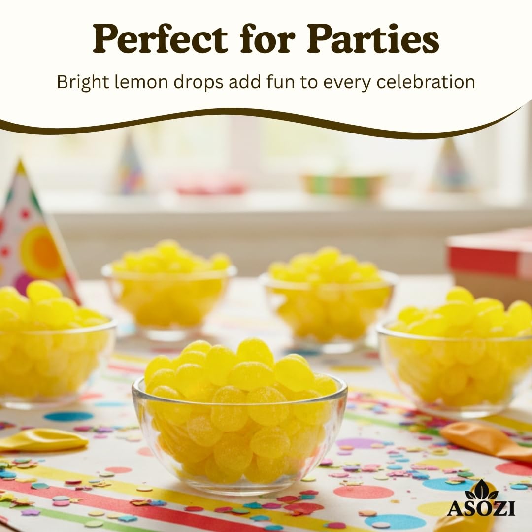 ASOZI Sanded Lemon Drops nostalgic-vintage image evokes classic memories