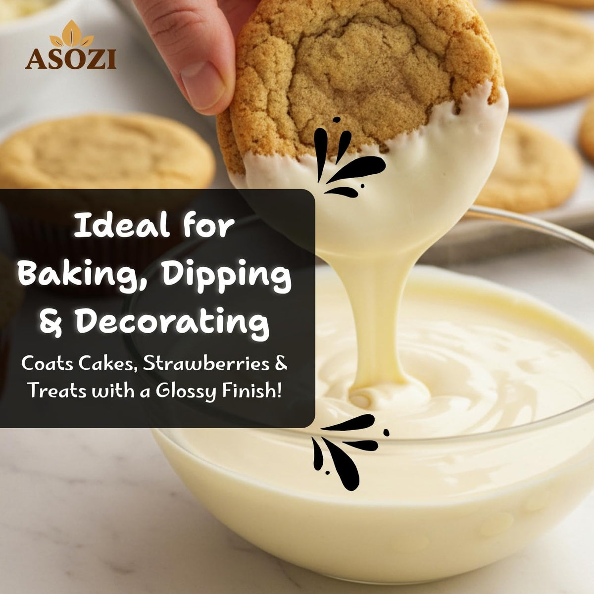 ASOZI wafers delivering rich vanilla flavor for premium desserts