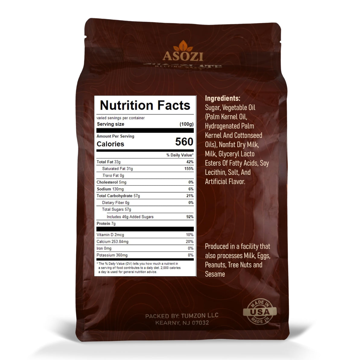 ASOZI wafers melt quickly in microwave for smooth coating