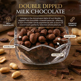 ASOZI whole peanuts inside chocolate for a satisfying bite.