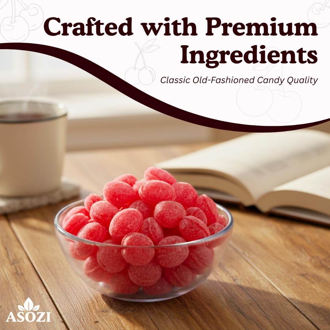 Bite-sized ASOZI Wild Cherry Drops for anytime snacking
