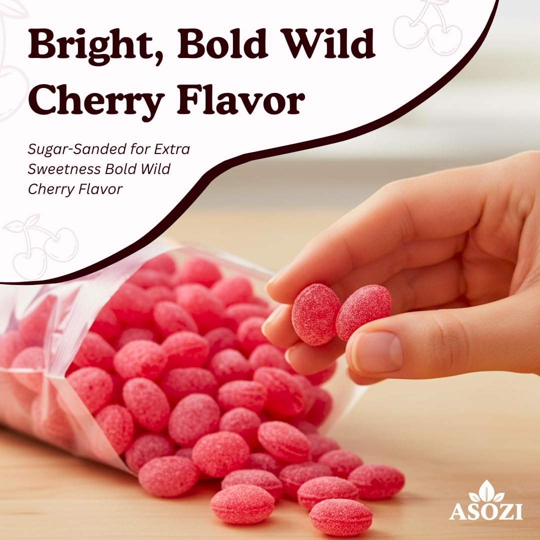 Candy buffet display with ASOZI Wild Cherry Drops crowd-pleaser