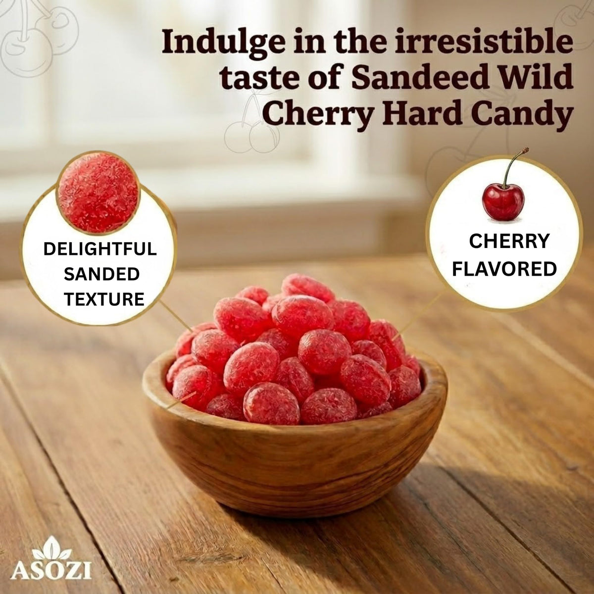Gift-ready ASOZI Wild Cherry Drops for baskets and treats