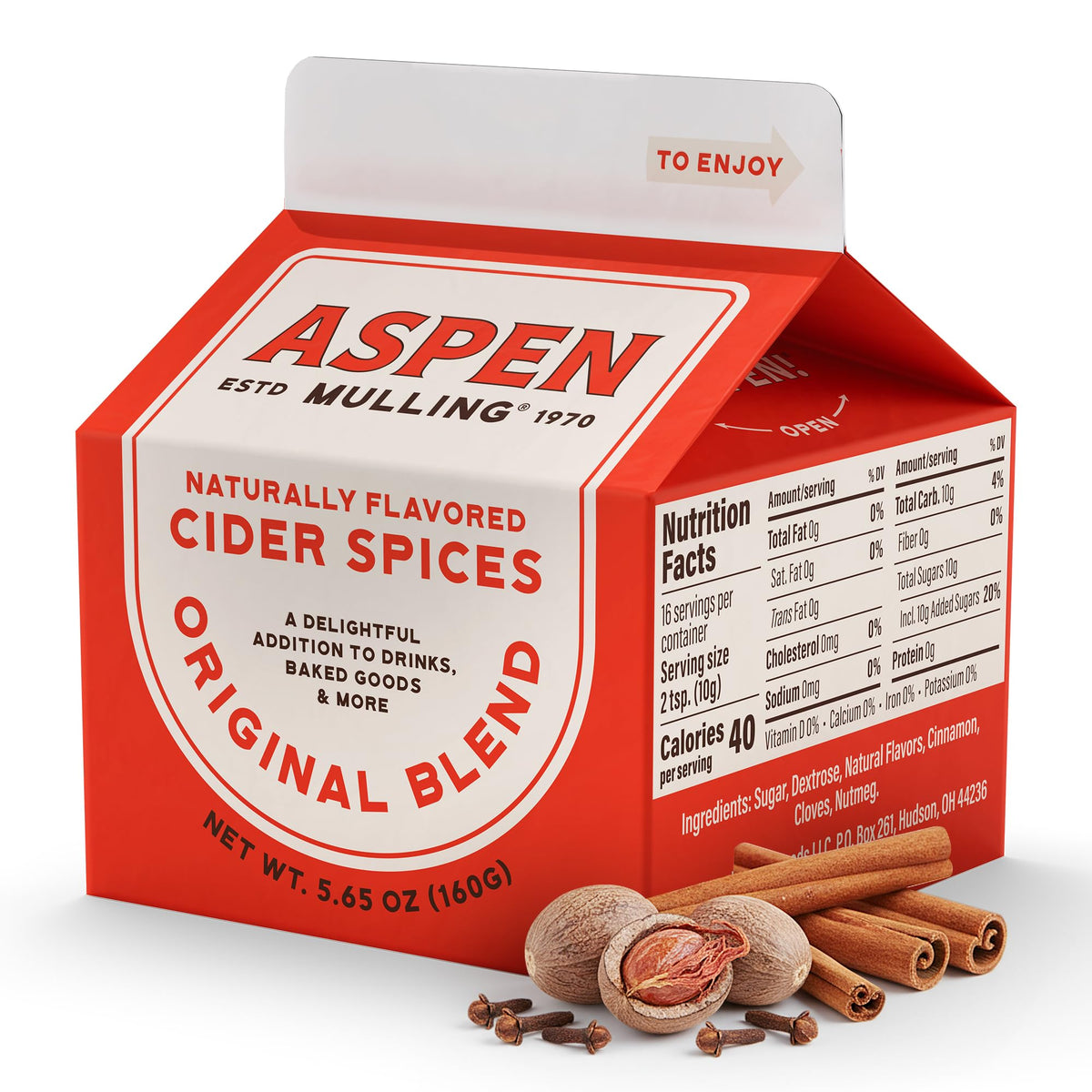 Aspen Mulling Original Blend in a small spice bowl ready to season drinks.