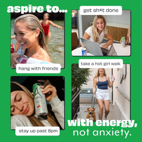 Aspire Apple Acai lifestyle moment emphasizes refreshing anytime pick-me-up.