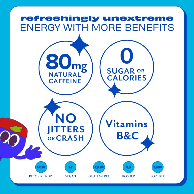 ASPIRE Blue Burst stick poured into water for refreshing keto-friendly energy
