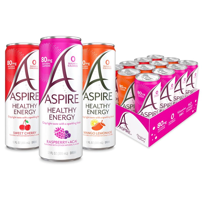 ASPIRE Classics Variety Pack green tea can for a natural caffeine boost and focused energy
