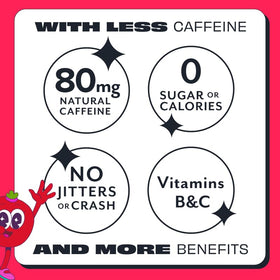 ASPIRE Cranberry label highlights vitamins and zero sugar