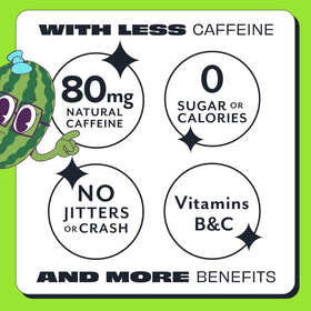 ASPIRE label closeup emphasizing B vitamins and natural caffeine blend.
