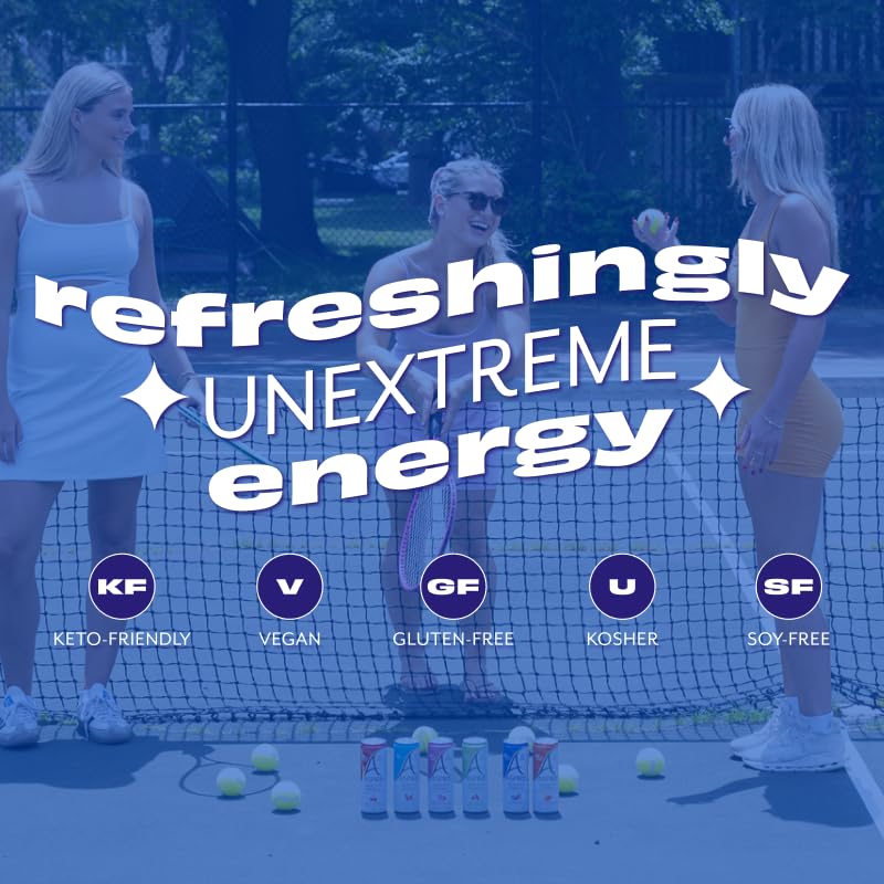 Aspire Mixed Berry energy can on ice shows zero calories and keto-friendly option