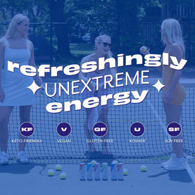 Aspire Mixed Berry energy can on ice shows zero calories and keto-friendly option