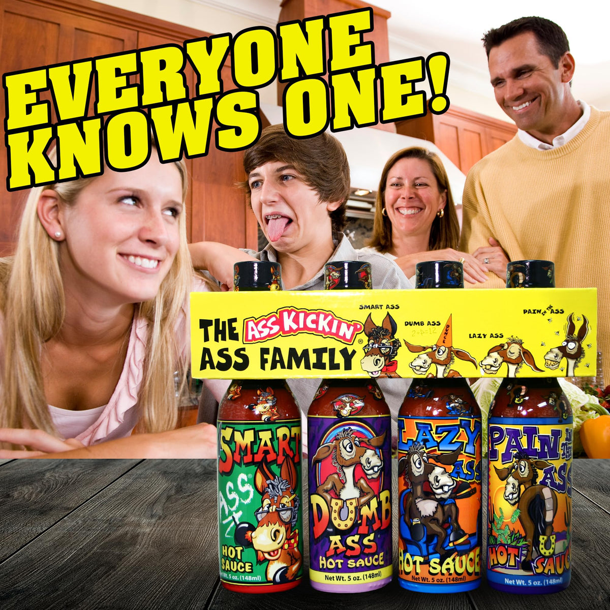 ASS KICKIN' habanero flavors inside the pack for bold, fruity heat.