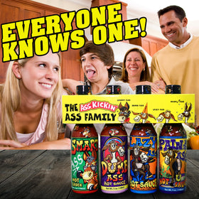 ASS KICKIN' habanero flavors inside the pack for bold, fruity heat.