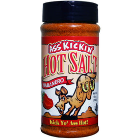 ASS KICKIN' Habanero hot salt on popcorn enhances flavor with spicy heat.