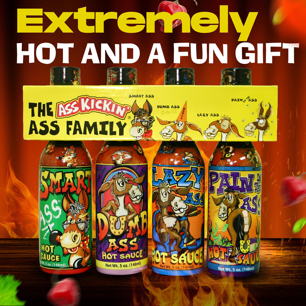 ASS KICKIN' made-in-USA peppers ensure consistent quality and flavor.