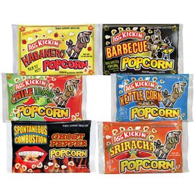 ASS KICKIN' Kettle Corn Pack—bold flavor with quick microwave prep for movie night.