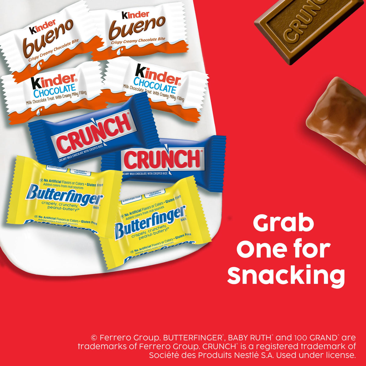 Assorted candy variety pack bag, perfect for sharing at events.