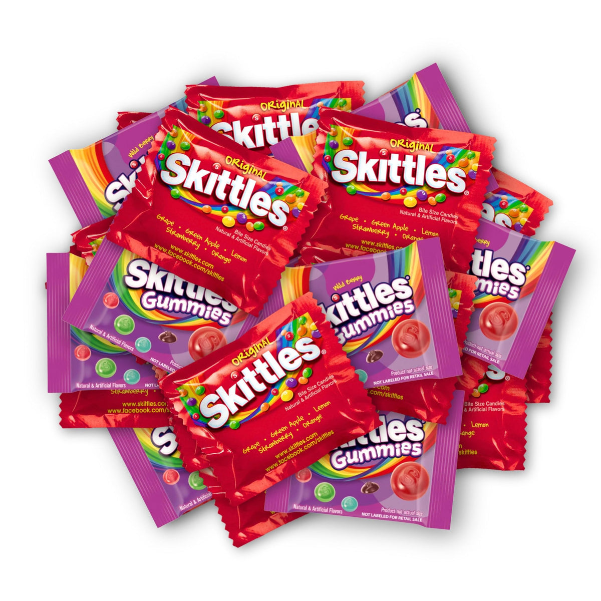 Assortit 1lb bulk candy variety image featuring assorted packs for pantry snacking.