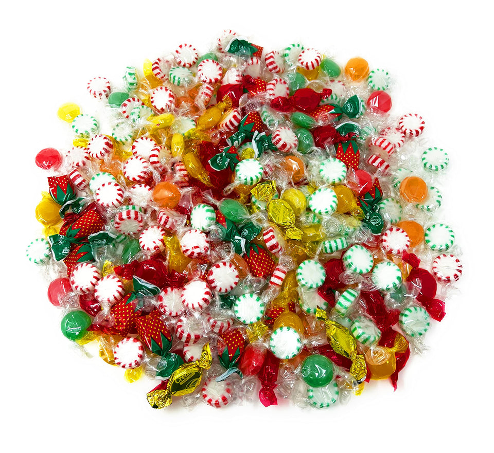 Assortit American Old Fashioned Hard Candy bag front view, resealable for easy snacking.