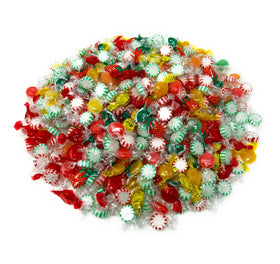 Assortit American Old Fashioned peppermint starlights for holiday snacking