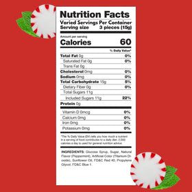 Classic peppermint flavor with a smooth finish after meals or between activities.