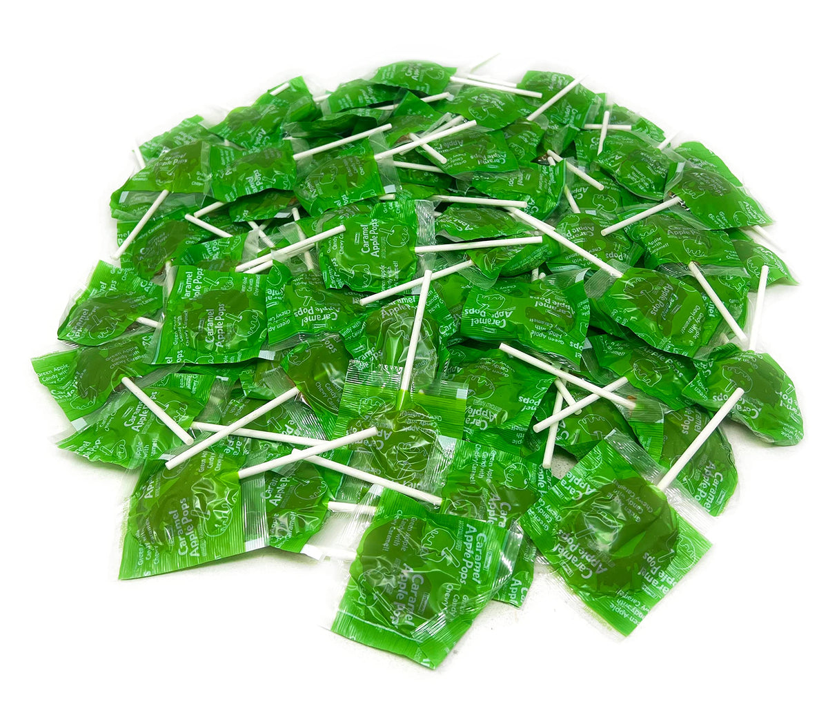 Assortit caramel apple Tootsie Pop bulk pack in resealable bag for party favors