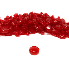 Assortit Cinnamon Hard Candy Disks individually wrapped for hygiene