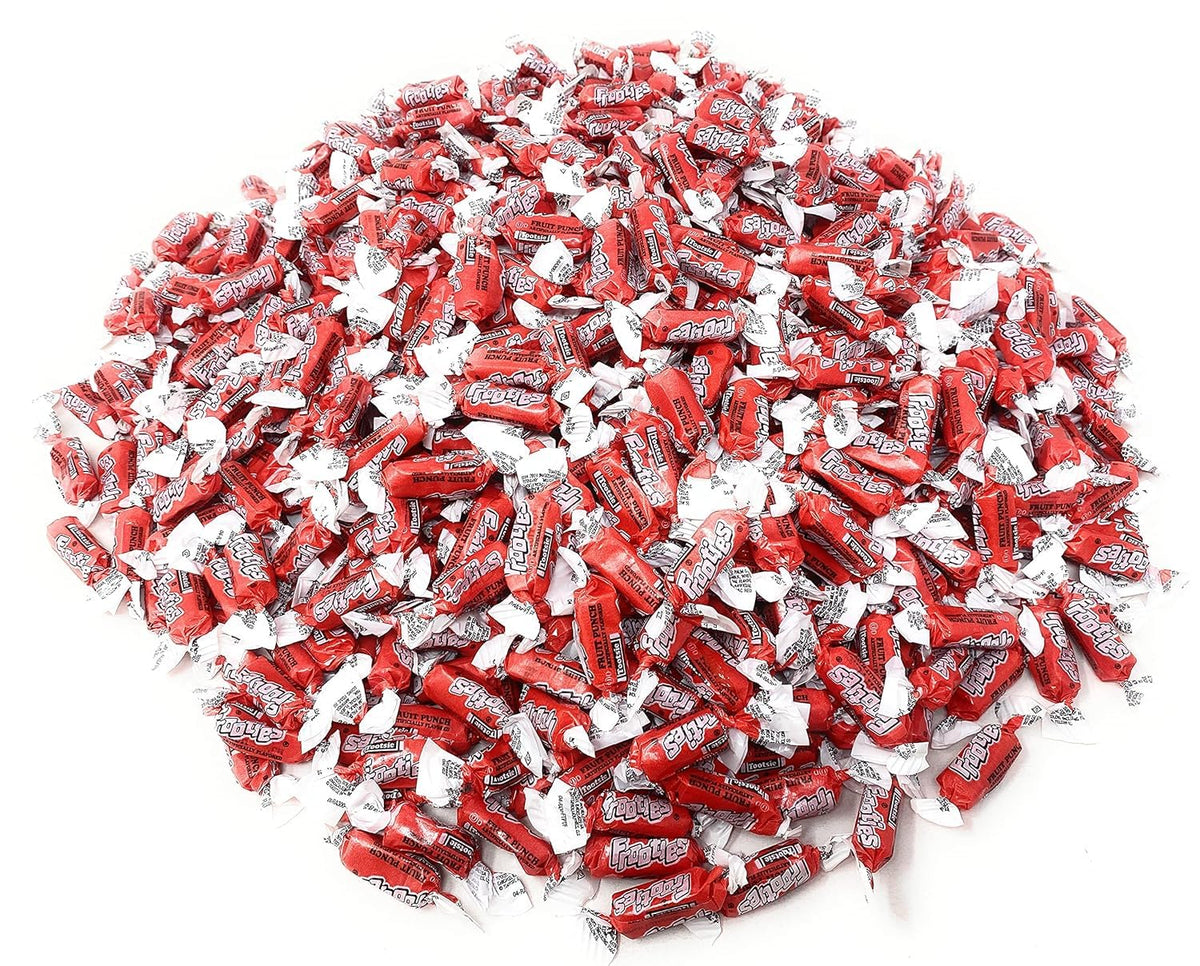 Assortit Fruit Punch Frooties in a resealable bag for easy sharing