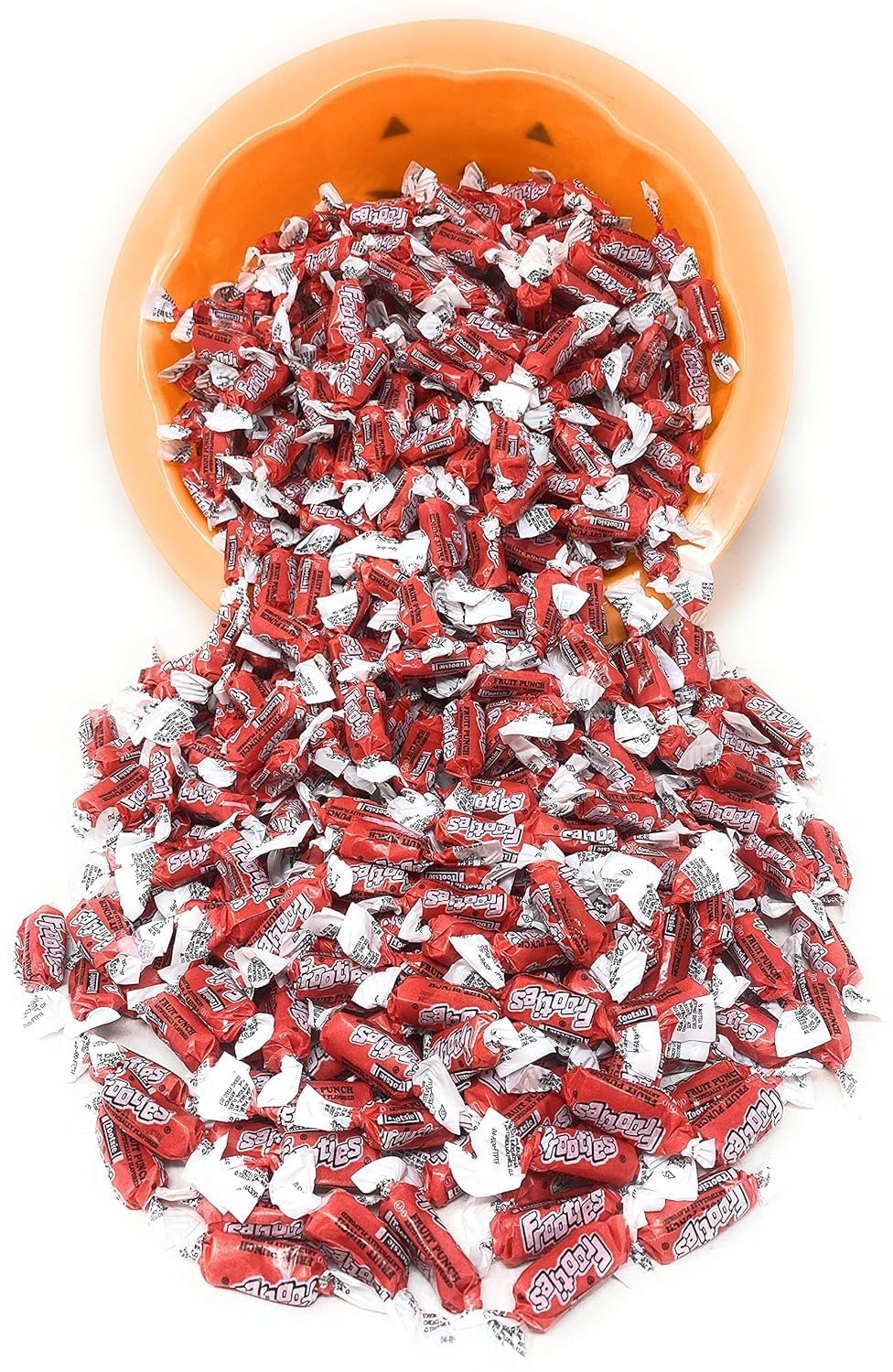 Assortit Frooties close-up showing cherry, orange, lemon, red fruit flavors
