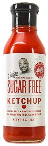 Assortit G Hughes sugar-free ketchup bottle for burgers and dipping