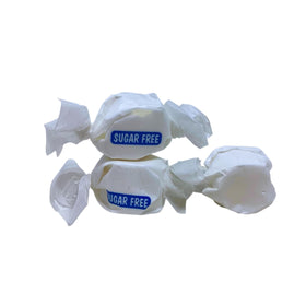 Assortit gluten-free nut-free vanilla taffy in a kitchen scene.