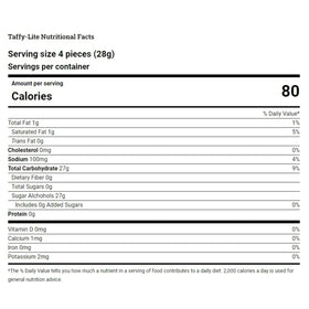 Assortit blue taffy ideal for festive baskets and themed events.