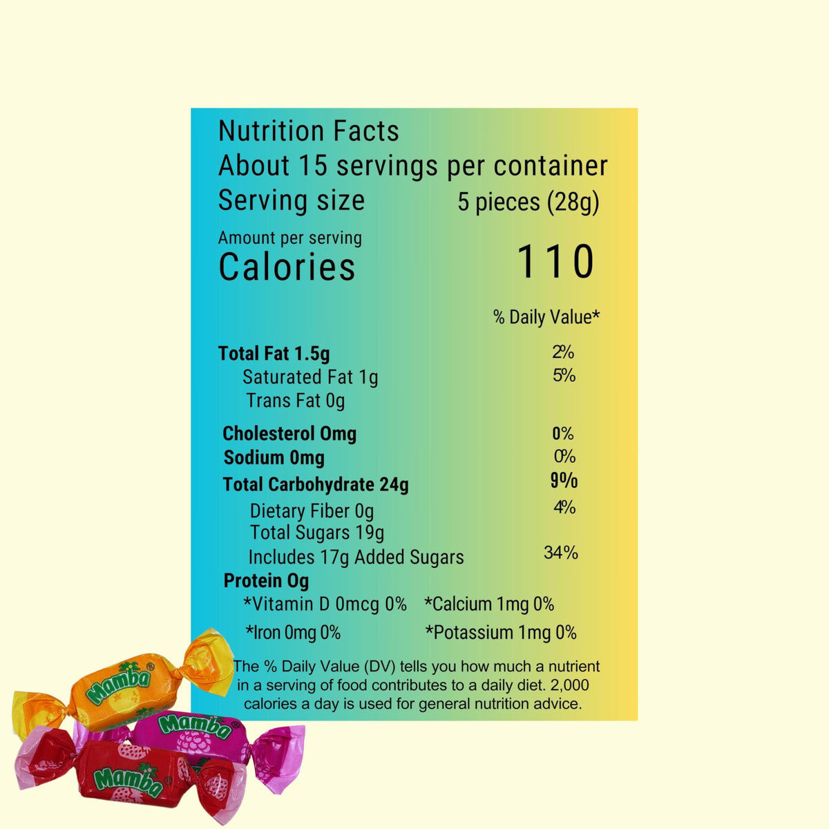 Assortit Mamba fruit chews come in a resealable bag for on the go snacking