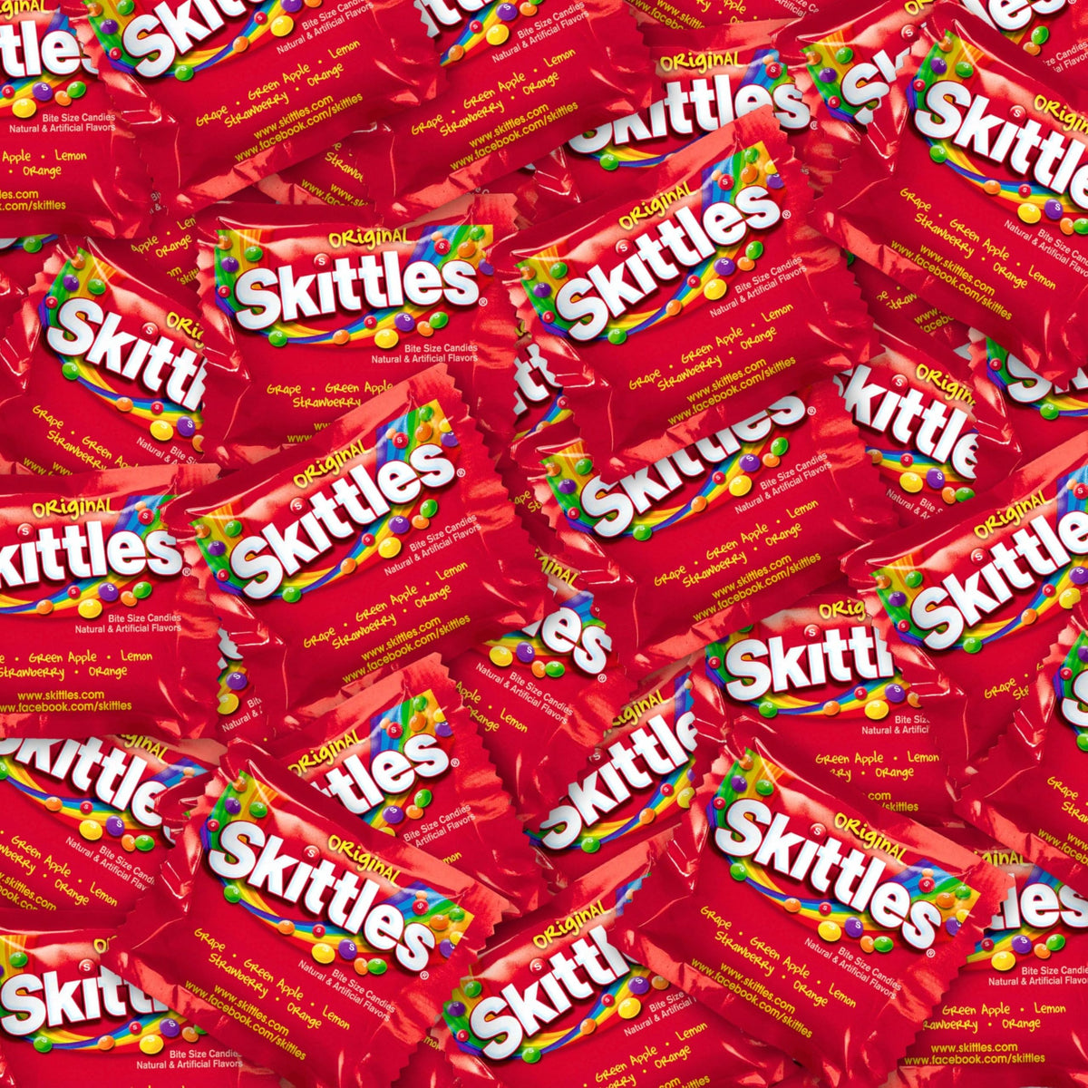 Assortit Skittles Fun Size pack front view ideal for party tables and sharing.