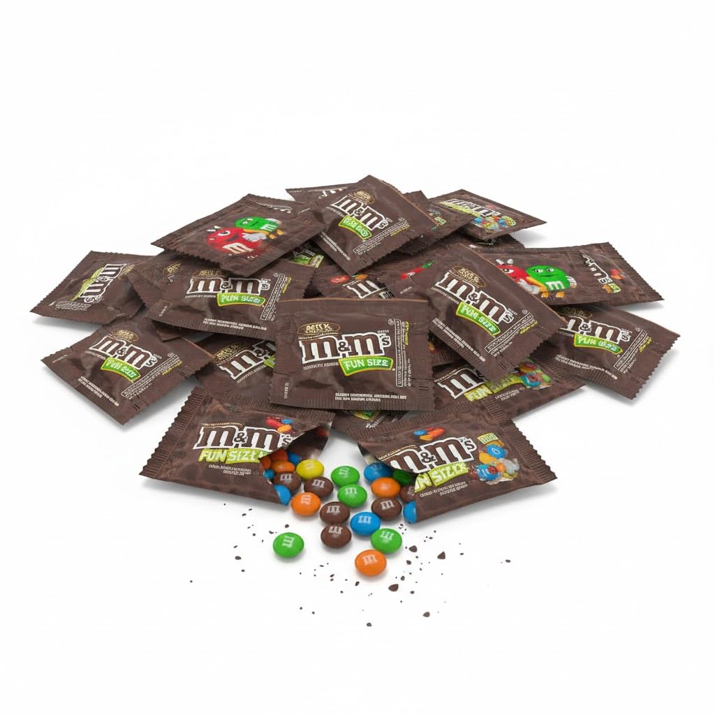 Assortit M&M Original Milk Chocolate bulk pantry bag for easy snacking.