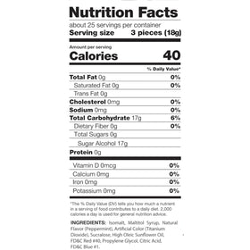 Assortit office desk snack solution with sugar free mint treats