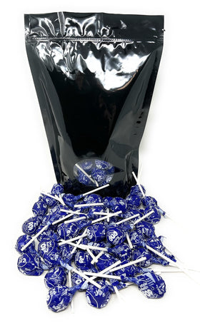 Assortit grape lollipops ideal for office parties and vending machine refills.