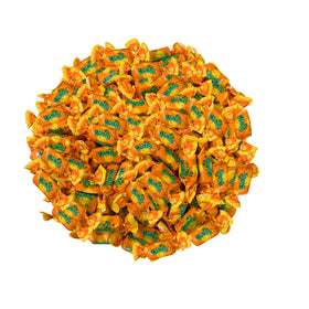 Assortit Orange Mamba chews individually wrapped pieces emphasize freshness.
