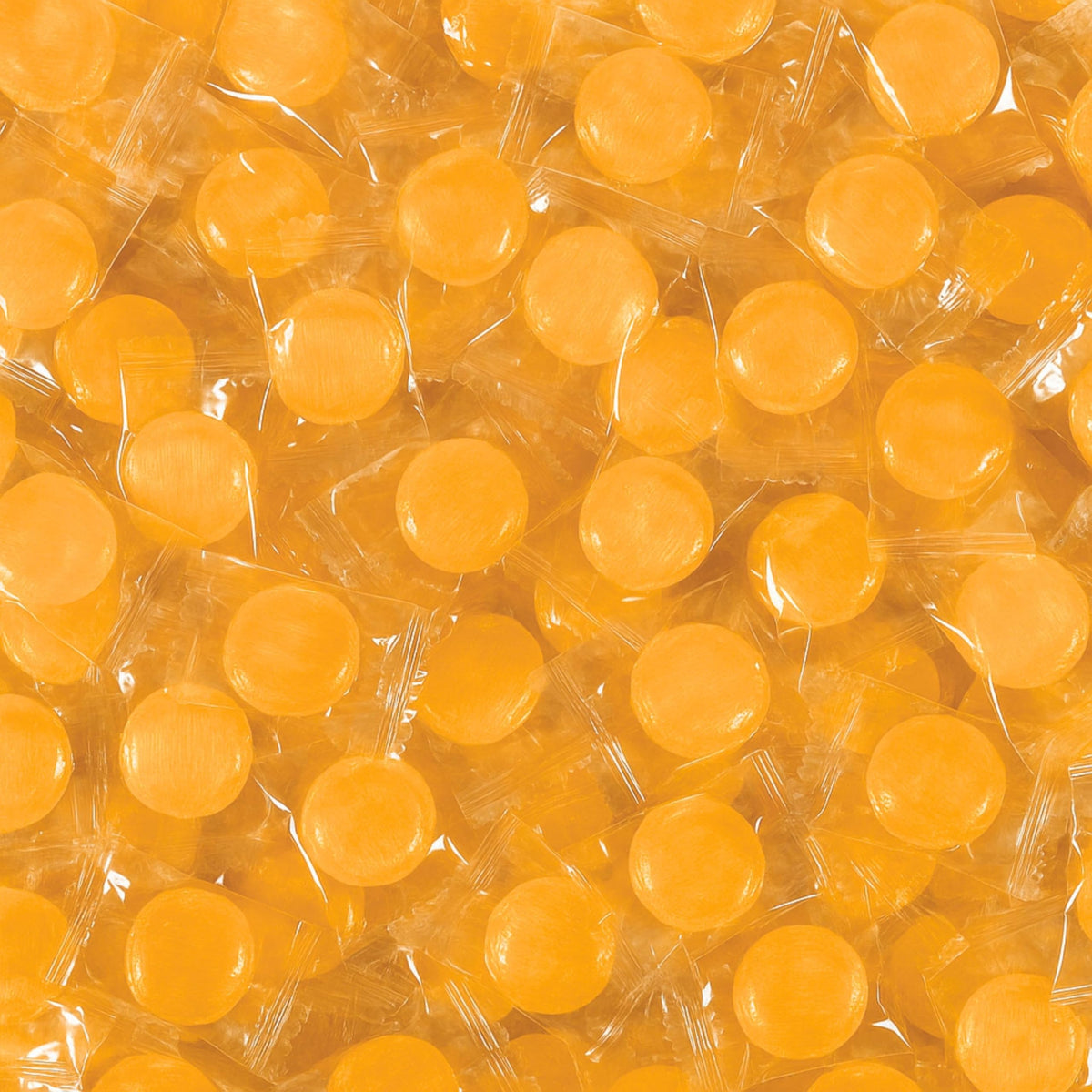 Assortit Peach Buttons bag front view, ideal for sharing at office or gatherings.
