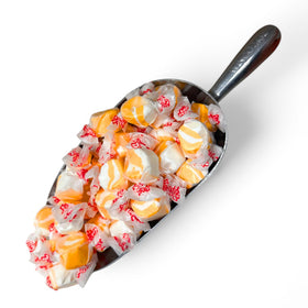 Assortit Peaches N Cream taffy on display, ideal for candy buffets and gifts