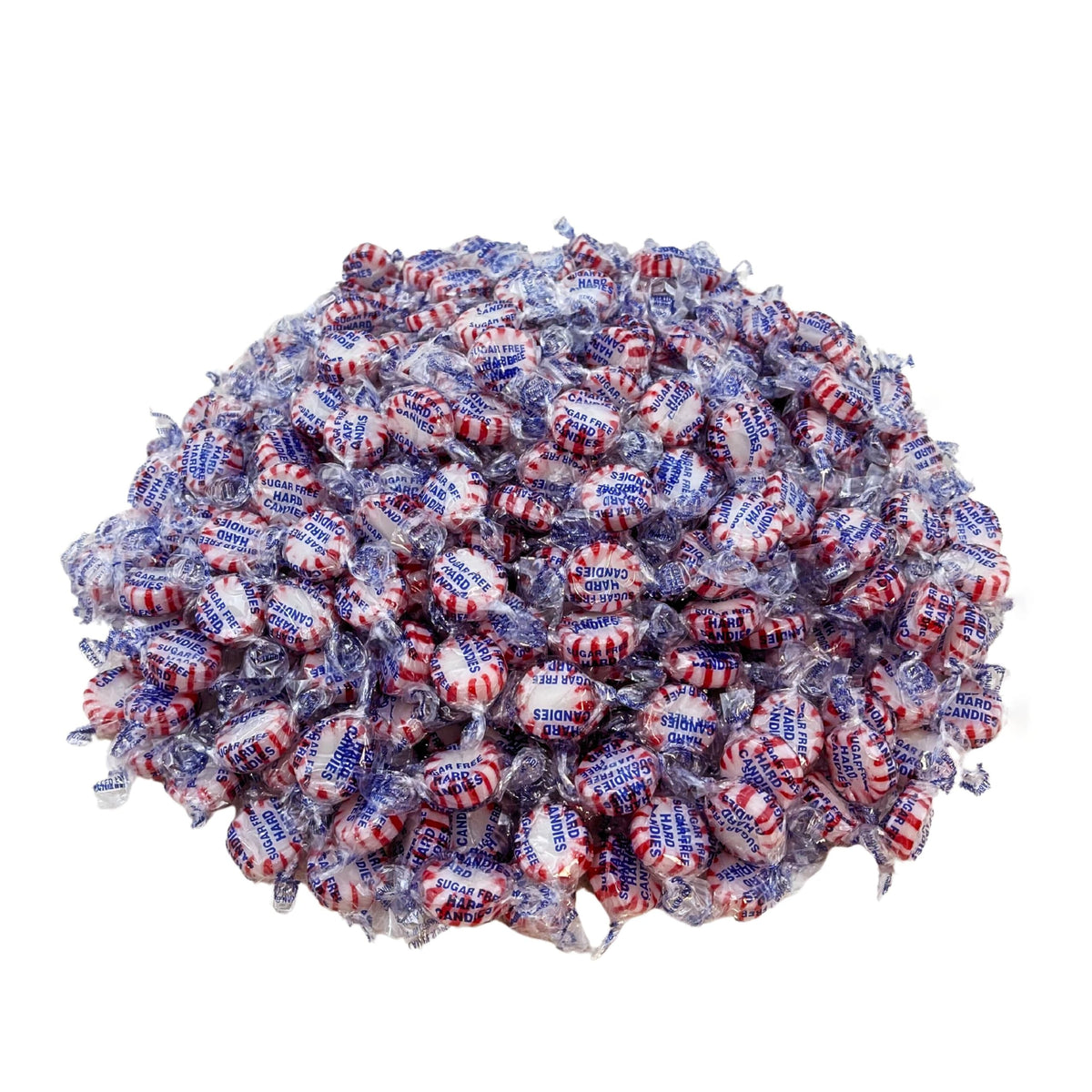 Assortit peppermint starlight mints served in a bowl for sharing